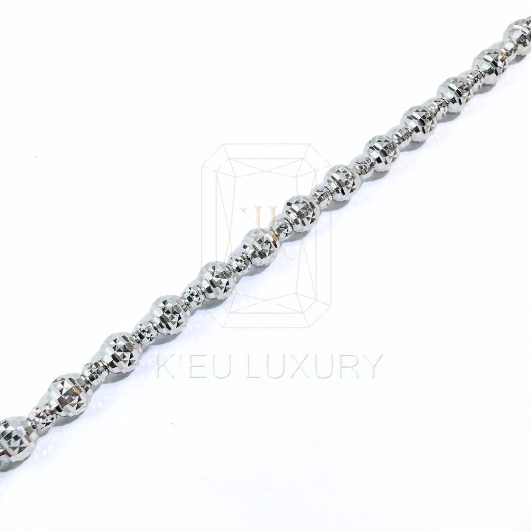 Lắc tay tròn vàng trắng LT-14