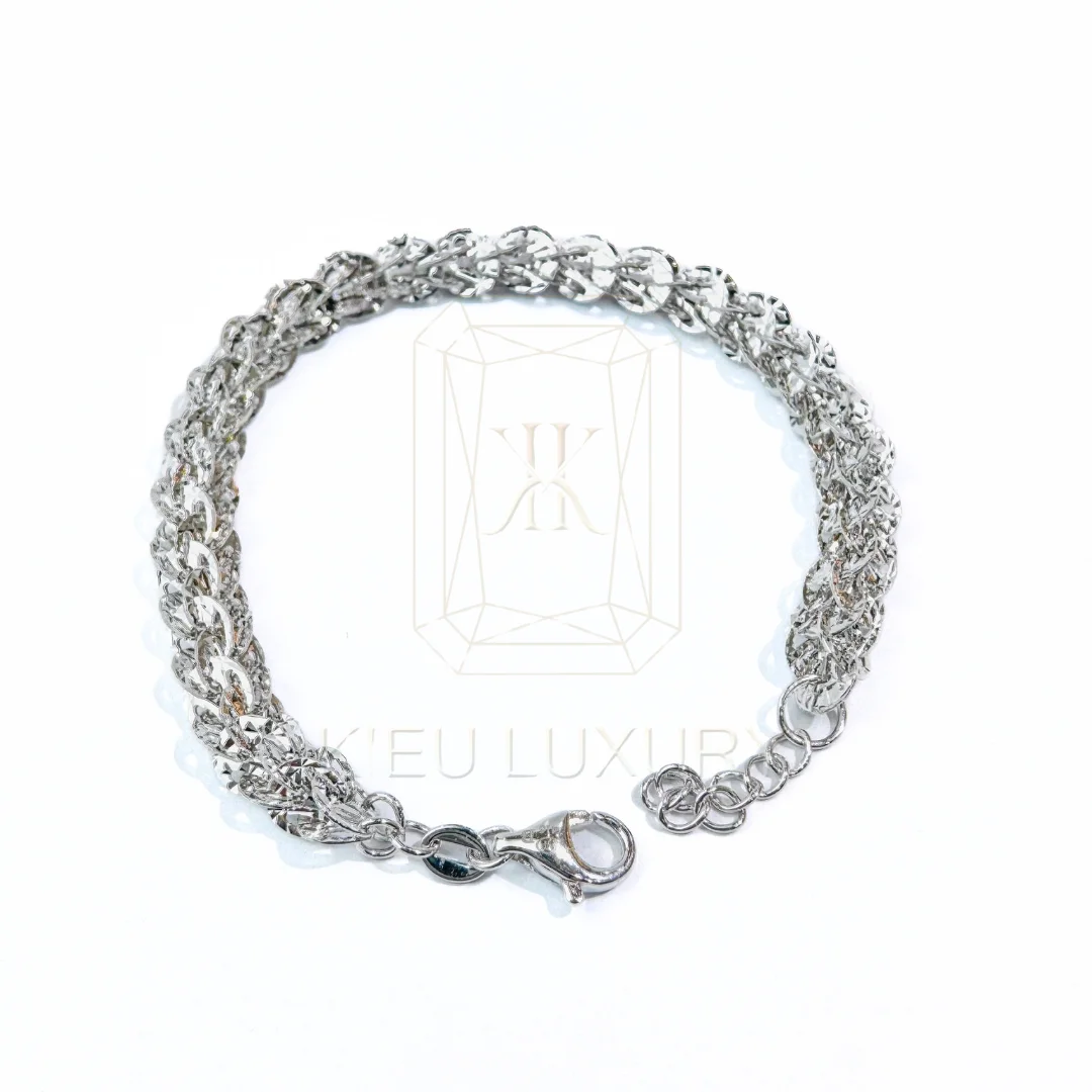 Lắc tay vàng trắng LT-12