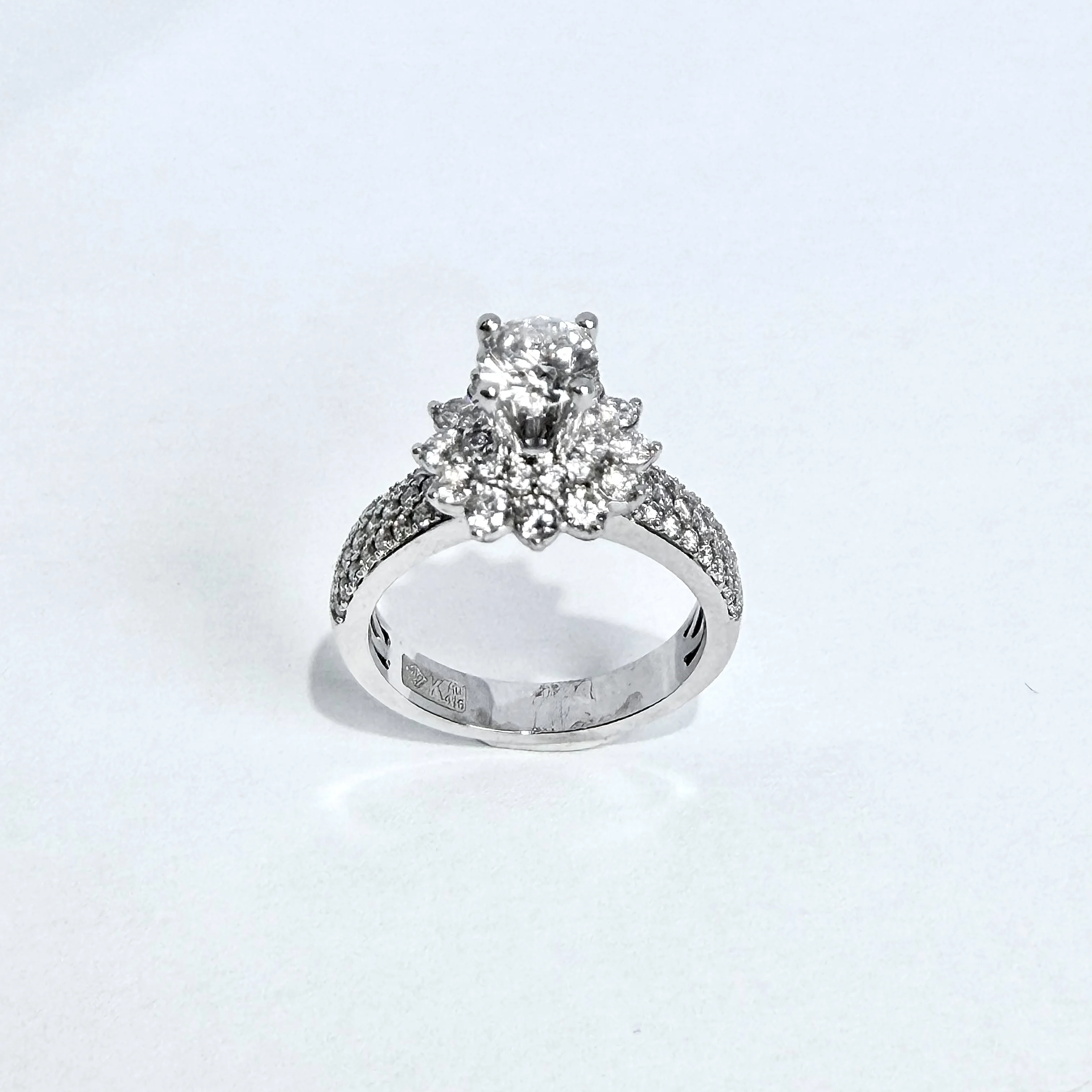 Nhẫn nữ kim cương NNU-374