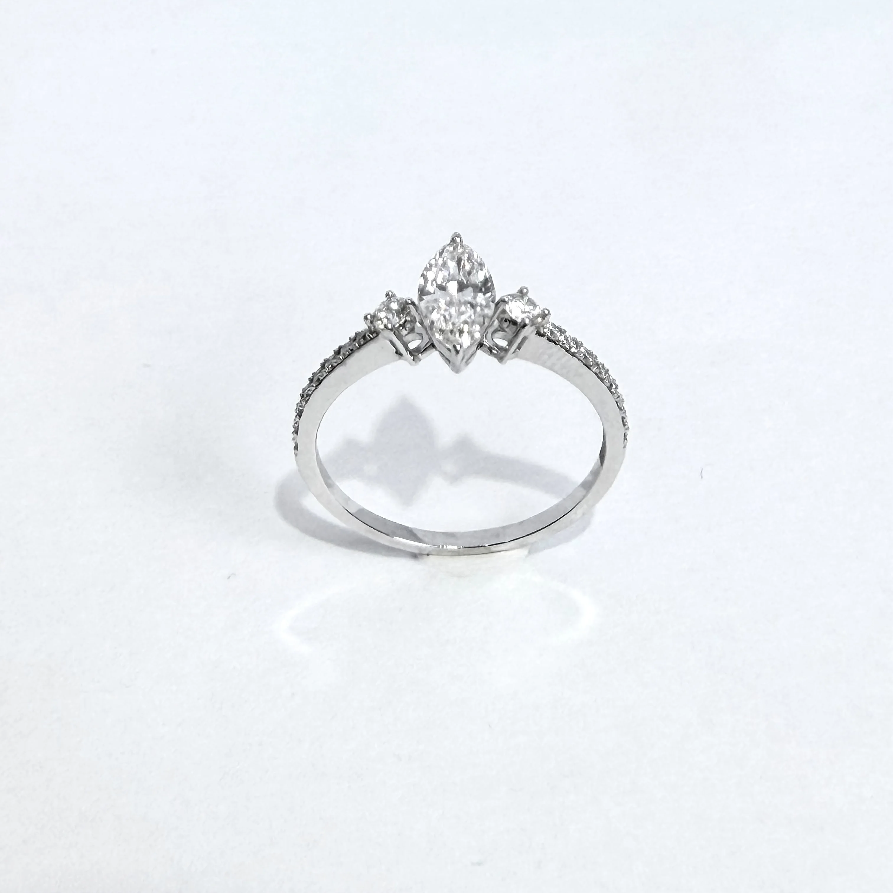 Nhẫn nữ kim cương NNU-402